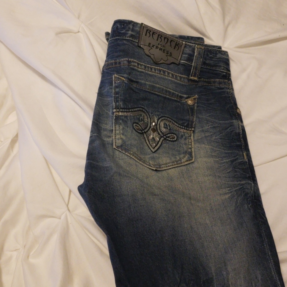 Express Rerock skinny jeggings 0